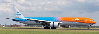 KLM Airplane Dutch Olympic Team