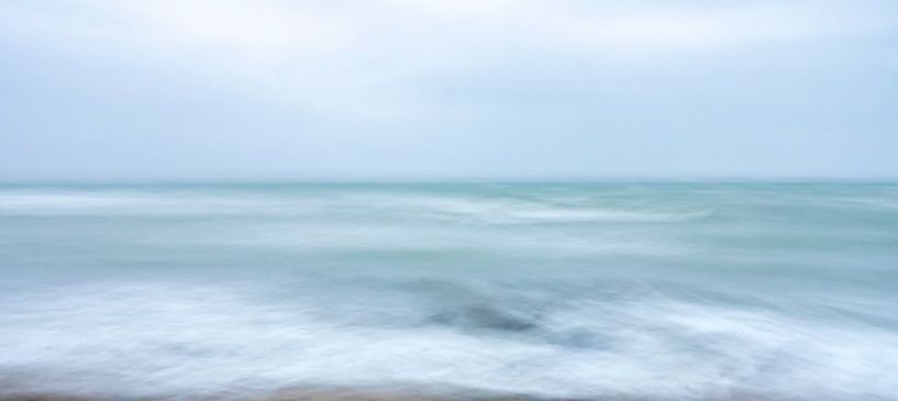 Abstract long exposure of the sea in Denmark - nature and travel photography by Christa Stroo photography