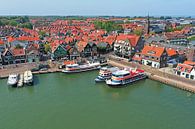 Vue aérienne de la ville de Volendam par Eye on You Aperçu