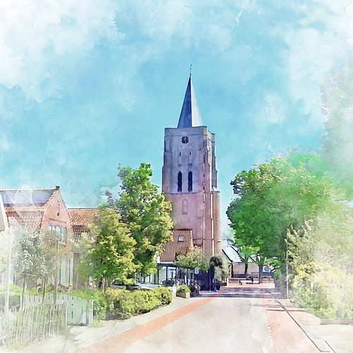 Eingang Oostkapelle, Zeeland