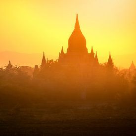 Tempels uit Myanmar van Tim Kreike