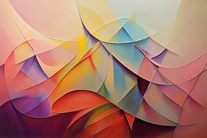 Abstrakt in sanften Farben