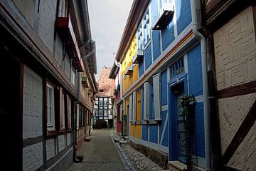 Werelderfgoedstad Quedlinburg - steegje "Schuhhof"