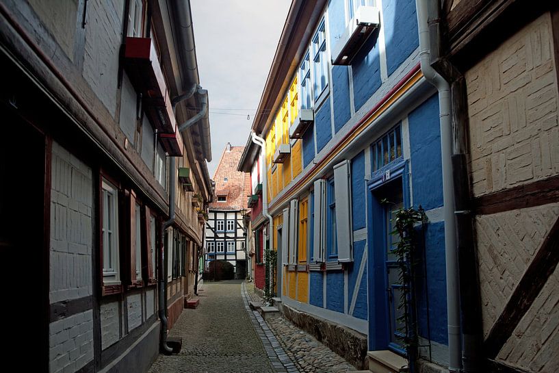 Welterbestadt Quedlinburg - Gasse &quot;Schuhhof&quot; von t.ART