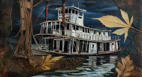 Mississippi Steamboat Ghost Ship