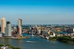 Rotterdam von der Höhe aus
