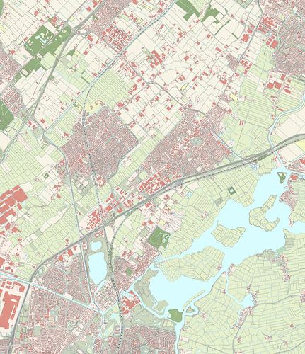 Kaart van Teylingen