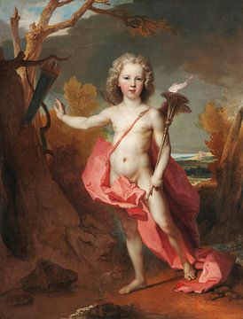 De jonge John Bateman als Cupido, Nicolas de Largillière