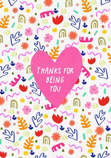 Thanks for Being You Card by Dirkie Nell