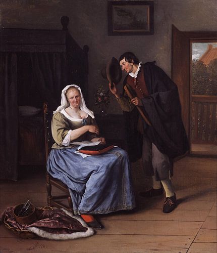 Jan Steen. De koekvrijer