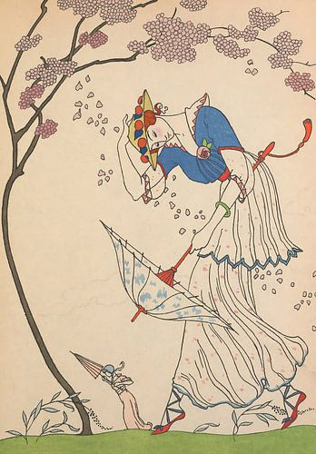 George Barbier – Le Coup de Vent (1914)