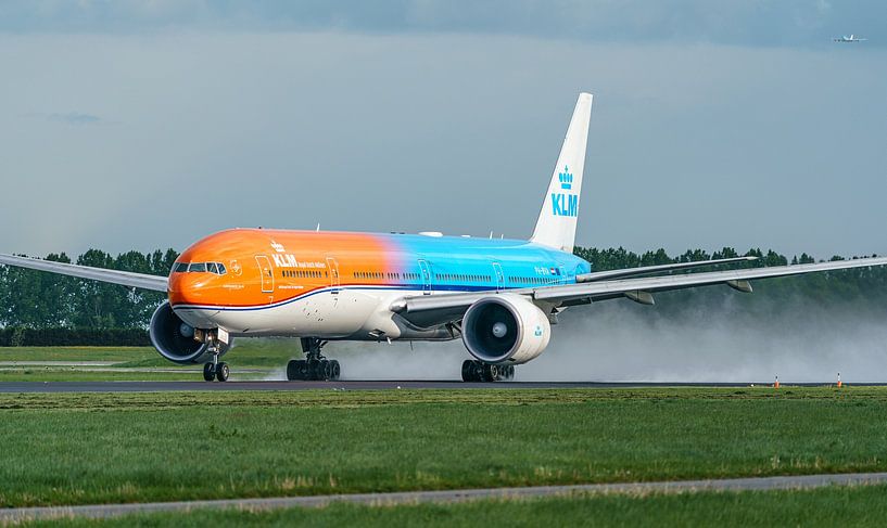 KLM Boeing 777-300 (PH-BVA) "Orange Pride". by Jaap van den Berg