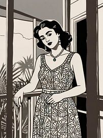 Das Mädchen auf dem Balkon