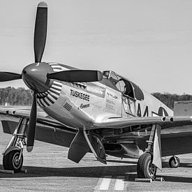 North American P-51C Mustang der Tuskegee Airmen. von Jaap van den Berg