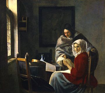 Onderbreking van de muziek, Johannes Vermeer - ca. 1659