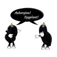 Aubergine or eggplant.