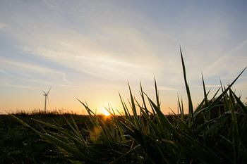 Winterlandschaft mit Windmühle