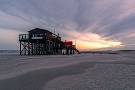 Zonsondergang aan de Noordzeekust van Achim Thomae Photography