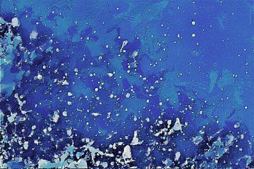 'Spetterend' - Spetters zeewater - Watersport - Digitale Kunst van VenVision Art