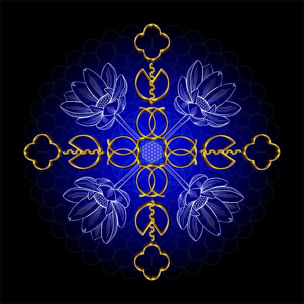 Kristal Mandala-AN'ANASHA-MOHA'RA-MONA'OHA van SHANA-Lichtpionier