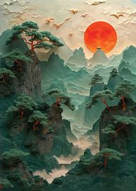 Celestial Mountains by darrent Mark