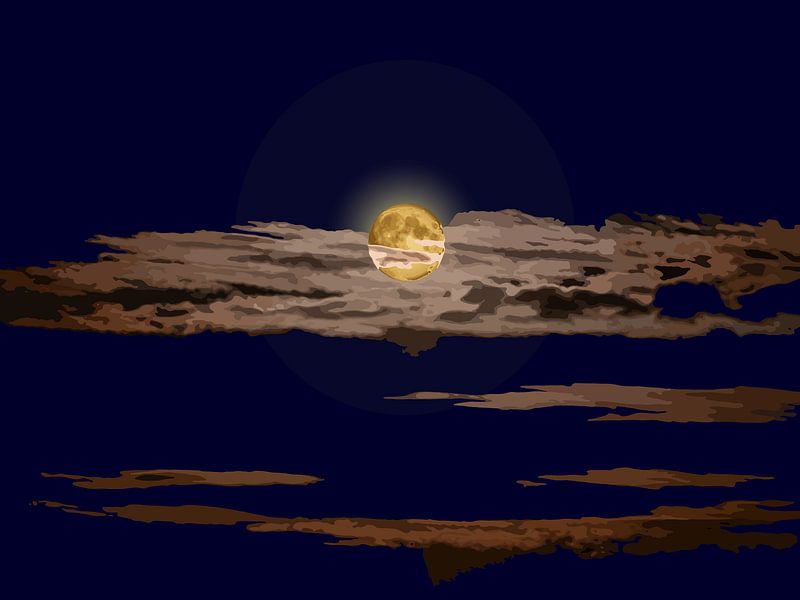 178. Au clair de la lune by Domstad Rudie