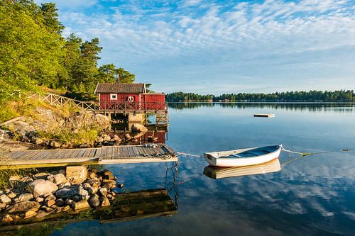 Archipelago on the Baltic Sea coast in Sweden
