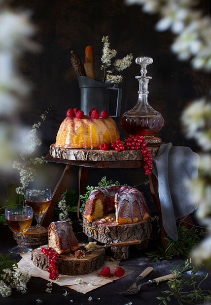 Tulbant-Kuchen im Brokatstil. von Marga Goudsbloem