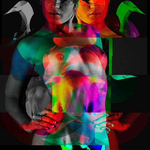 Nude and eroticism and sensuality