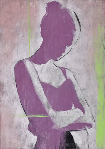 Woman Silhouette by ARTEO Paintings
