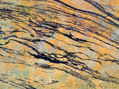 Golden Sea II A Modern Nature Expressionist