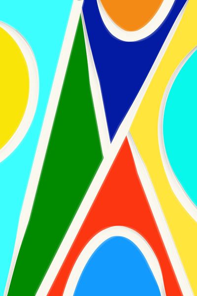Abstracte kunst van Andreas Müller