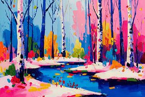 Winterlicher Wald