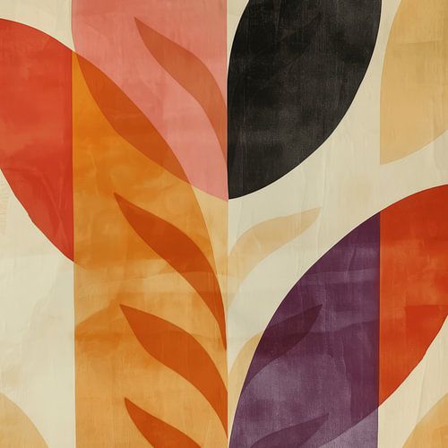 Moderne und abstrakte, organische Formen