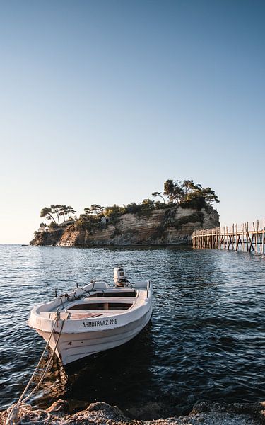 Altes Motorboot für Cameo Island von Rob van Dongen