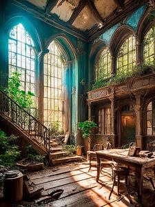 Lost Places Gebäude von Innen