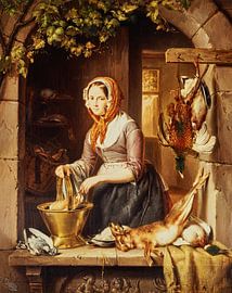 Digital recording of an 18th. century painting. by Geertjan Plooijer