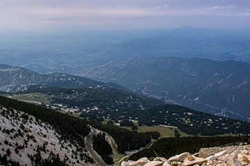 Uitzicht mont Ventoux van Patrick  van Dasler