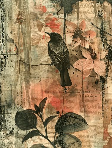 Digitale Mischtechnik-Collage