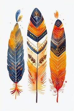 Bohemian feathers by haroulita