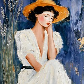 Lavender Daydream, romantic portrait by Studio Allee