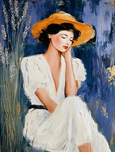 Lavender Daydream, romantic portrait by Studio Allee