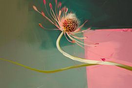Colourful still life of a flower by Studio Allee