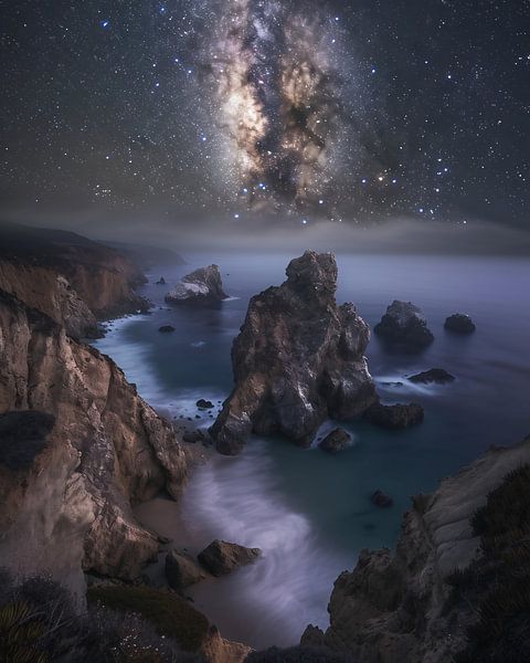 Un ciel nocturne rempli d'étoiles par fernlichtsicht