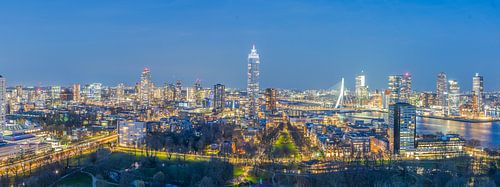 PANORAMA THE VIEW OF ROTTERDAM SKYLINE