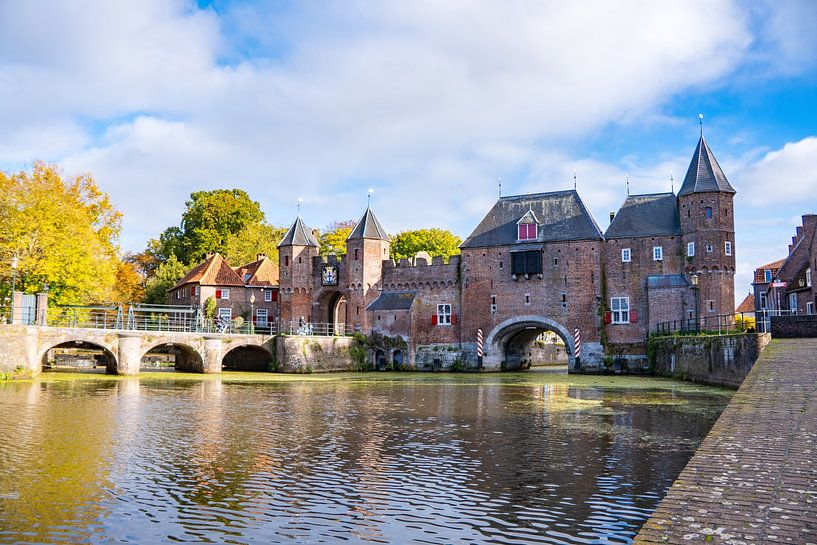 Koppelpoort in Amersfoort in autumn by Mirre Oost