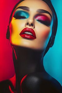 Neon Diva im Fokus