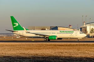 Abflug Turkmenistan Boeing 737-800. von Jaap van den Berg