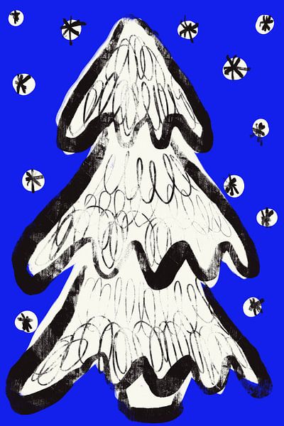 Christmas Tree (Blue) by Treechild