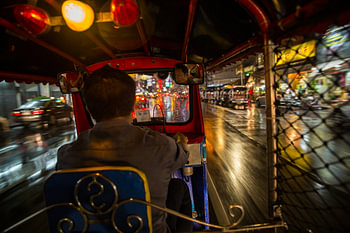 Bangkok durch mit dem Tuktuk